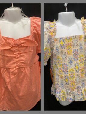 "WONDER NATION" Girls 2ct Shirt Bundle Size: Large (10-12)